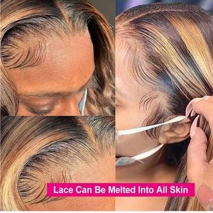 Highlight lace front wig 20 inch